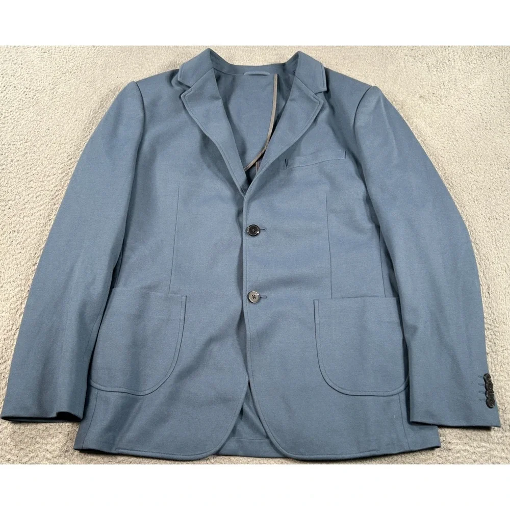 Artefact Blazer‎ Mens 42 Blue Polyester Business Classic Career Office Preppy